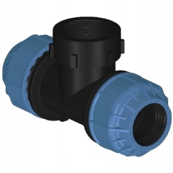 Trójnik Alfa PE 20*1/2"gw*20